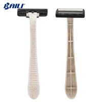 Wholesale Wheat Straw Eco Friendly Triple Blades Super Quality Shaving Razor