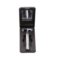 D666 butterfly open razor head with double edge blade and metal handle safety razor haward safety razor