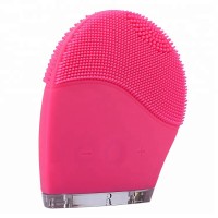 silicone waterproof handle rechargeable Facial Cleansing Scrubber Brush