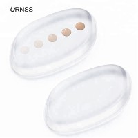 Super soft oem logo leaf shape clear silicone makeup sponge cosmetic makeup puff