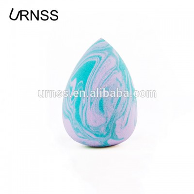 wholesale non latex powder puff sponge high quality tear drop shape eco-friendly multi-color cosmetic sponge