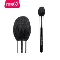 MSQ top quality XGF goat hair tapered face brush copper ferrule